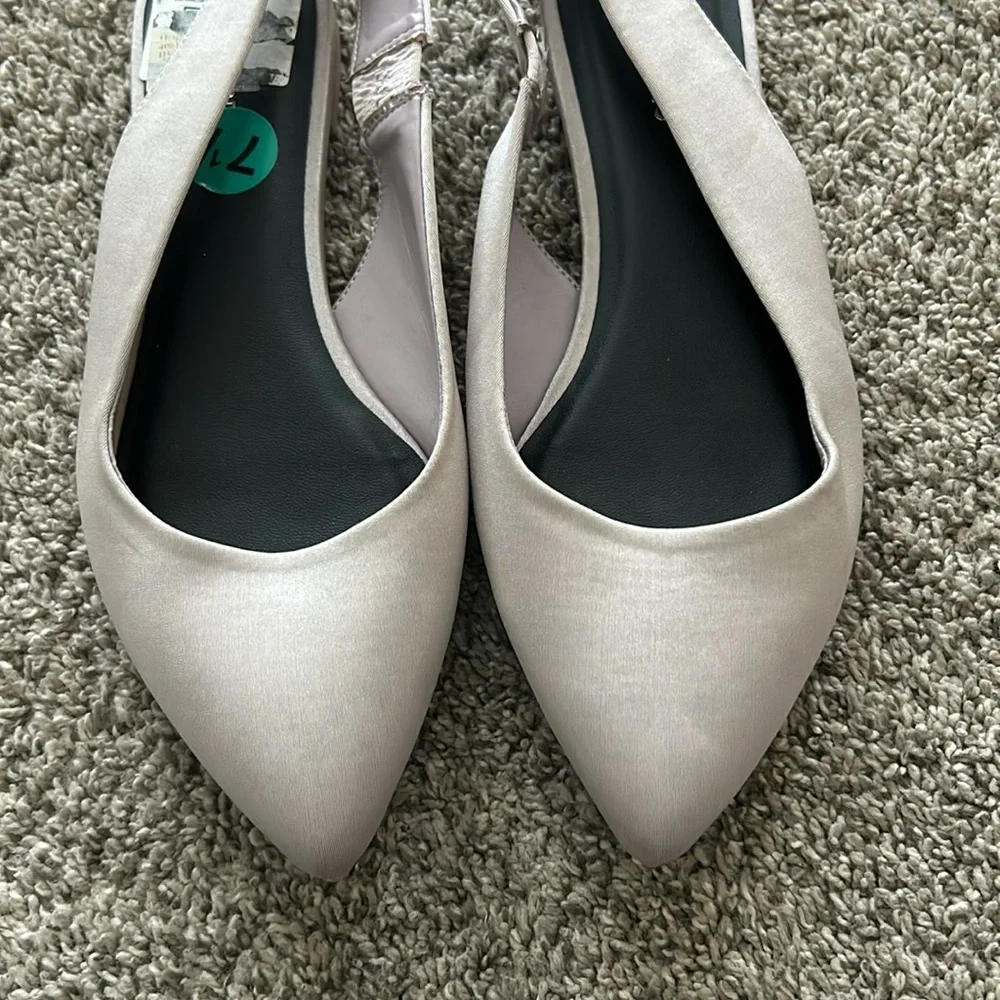 Lilac Sling Back Flats - Picture 2 of 5